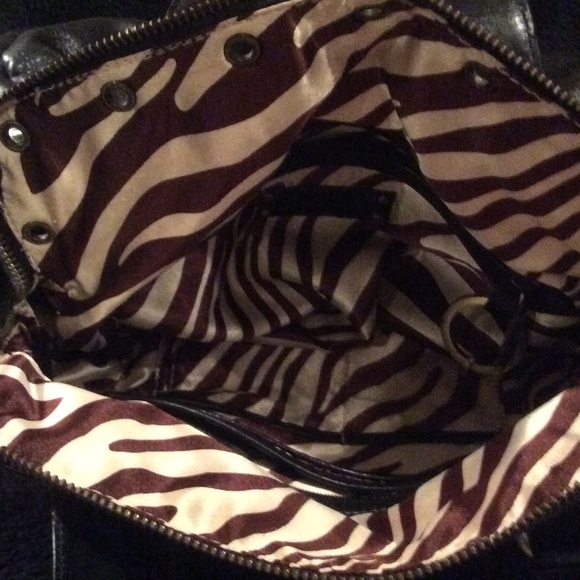 Kate Landry Handbag with Zebra Accent - Picture 2 of 4